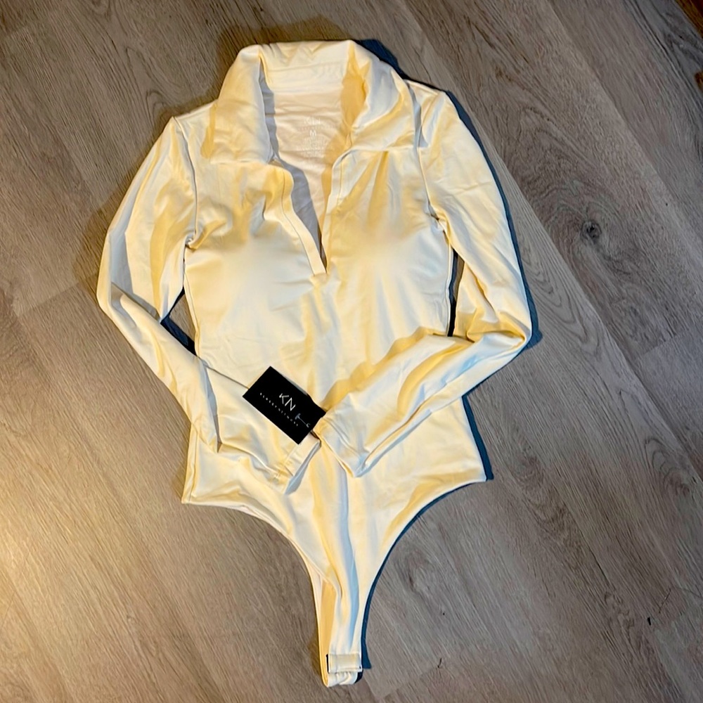 V-Neck Polo Long Sleeve BRAMISUIT NWT